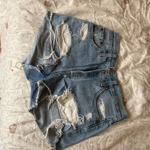 Distressed Denim Levi’s Shorts
